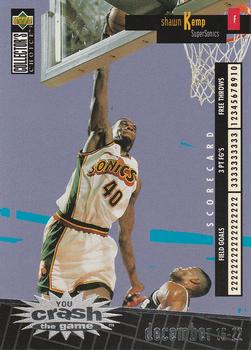 1996-97 Collector's Choice - You Crash the Game Scoring Silver (Series One) #C25 Shawn Kemp Front