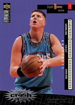 1996-97 Collector's Choice - You Crash the Game Scoring Silver (Series One) #C28 Bryant Reeves Front