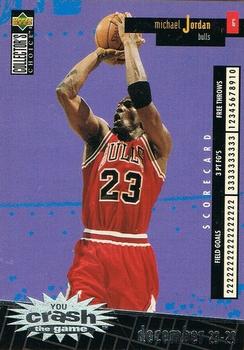 1996-97 Collector's Choice - You Crash the Game Scoring Silver (Series One) #C30 Michael Jordan Front