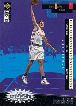 1996-97 Collector's Choice - You Crash the Game Scoring Silver (Series Two) #C12 Brent Barry Front