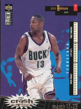 1996-97 Collector's Choice - You Crash the Game Scoring Silver (Series Two) #C15 Glenn Robinson Front