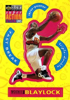 1996-97 Collector's Choice - Super Action Stick 'Ums (Series One) #S1 Mookie Blaylock Front