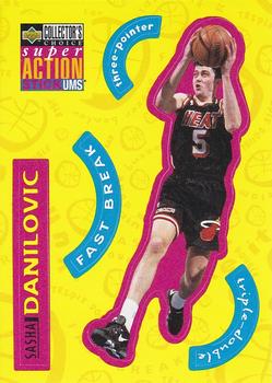 1996-97 Collector's Choice - Super Action Stick 'Ums (Series One) #S14 Sasha Danilovic Front