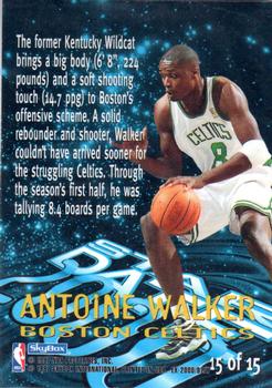 1996-97 E-X2000 - Star Date 2000 #15 Antoine Walker Back