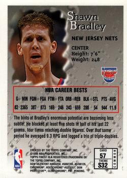 1996-97 Finest #57 Shawn Bradley Back