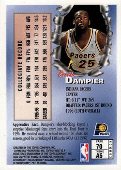 1996-97 Finest #70 Erick Dampier Back
