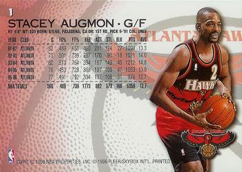 1996-97 Fleer #1 Stacey Augmon Back