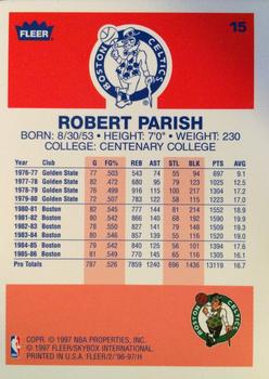 1996-97 Fleer - Decade of Excellence #15 Robert Parish Back