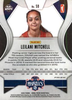 2020 Panini Prizm WNBA - Green Ice #59 Leilani Mitchell Back