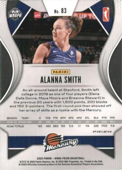 2020 Panini Prizm WNBA - Green Ice #83 Alanna Smith Back