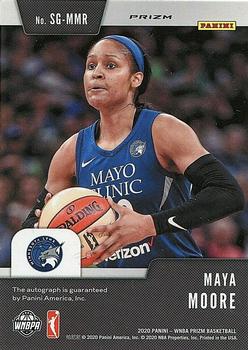 2020 Panini Prizm WNBA - Signatures #SG-MMR Maya Moore Back