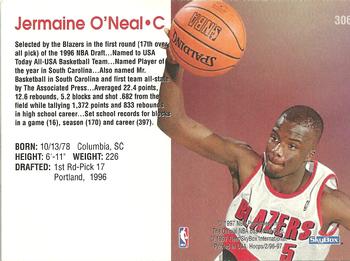 1996-97 Hoops #306 Jermaine O'Neal Back