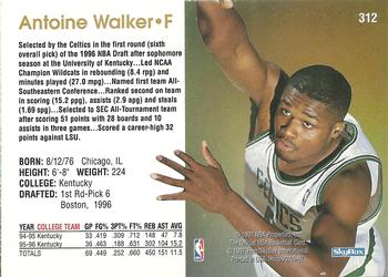 1996-97 Hoops #312 Antoine Walker Back