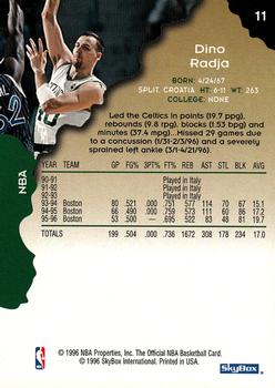 1996-97 Hoops #11 Dino Radja Back