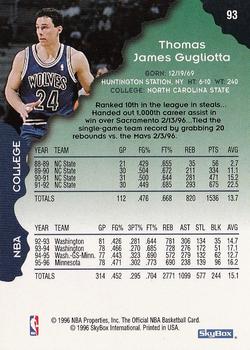 1996-97 Hoops #93 Tom Gugliotta Back