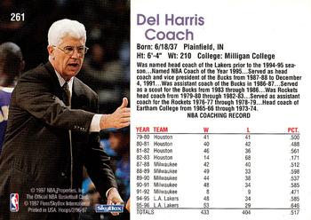 1996-97 Hoops #261 Del Harris Back
