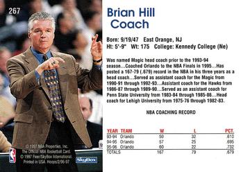 1996-97 Hoops #267 Brian Hill Back