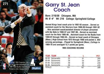 1996-97 Hoops #271 Garry St. Jean Back