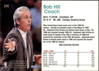 1996-97 Hoops #272 Bob Hill Back