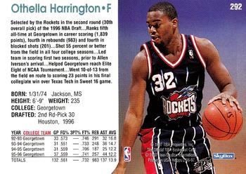 1996-97 Hoops #292 Othella Harrington Back