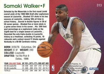 1996-97 Hoops #313 Samaki Walker Back