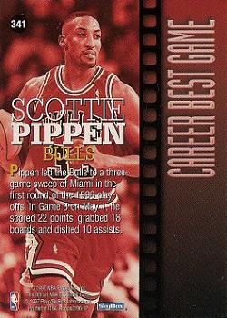 1996-97 Hoops #341 Scottie Pippen Back