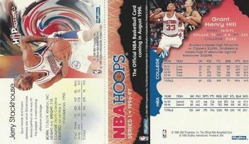 1996-97 Hoops #NNO Grant Hill / Jerry Stackhouse  Back