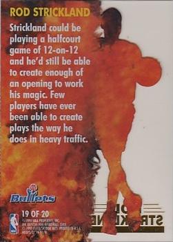 1996-97 Hoops - Hot List #19 Rod Strickland Back