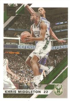 2019-20 Clearly Donruss - Gold #49 Khris Middleton Front