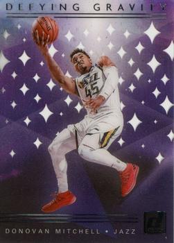 2019-20 Clearly Donruss - Defying Gravity #10 Donovan Mitchell Front
