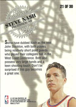 1996-97 Hoops - Rookies #21 Steve Nash Back