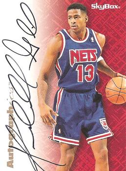 1996-97 SkyBox Premium - Autographics Black Ink #NNO Kendall Gill Front