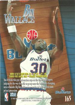 1996-97 SkyBox Z-Force #165 Ben Wallace Back