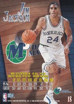 1996-97 SkyBox Z-Force #18 Jim Jackson Back