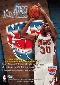 1996-97 SkyBox Z-Force #153 Kerry Kittles Back