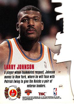 1996-97 Stadium Club - Fusion #F27 Larry Johnson Back