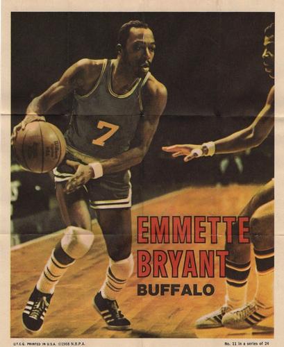 1970-71 Topps - Poster #11 Emmette Bryant Front