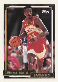 1992-93 Topps - Gold #35 Dominique Wilkins Front
