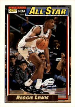 1992-93 Topps - Gold #104 Reggie Lewis Front