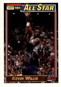 1992-93 Topps - Gold #109 Kevin Willis Front