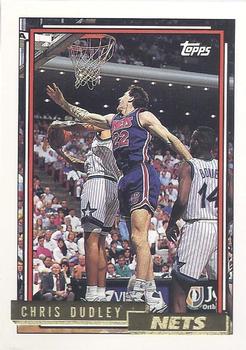 1992-93 Topps - Gold #148 Chris Dudley Front
