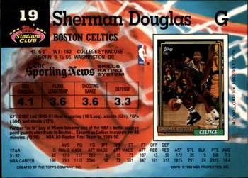 1992-93 Stadium Club - Members Only #19 Sherman Douglas Back