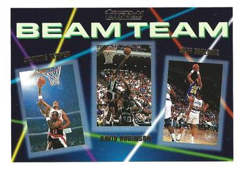 1992-93 Topps - Beam Team Gold #6 Scottie Pippen / David Robinson / Jeff Malone Front