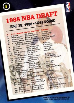 1992-93 Topps Archives - Gold #8 Danny Manning Back