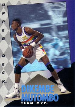 1992-93 Upper Deck MVP Holograms #7 Dikembe Mutombo Front