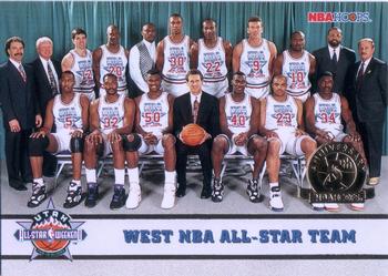 1993-94 Hoops - Fifth Anniversary Gold #282 West NBA All-Star Team Front