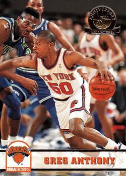 1993-94 Hoops - Fifth Anniversary Gold #143 Greg Anthony Front