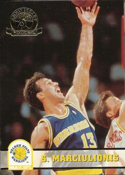 1993-94 Hoops - Fifth Anniversary Gold #72 Sarunas Marciulionis Front