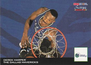 1993-94 Hoops - Scoops #HS6 Derek Harper Front