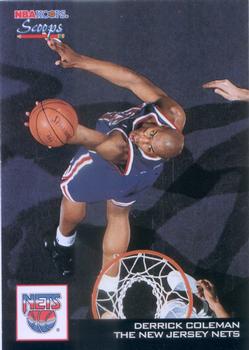 1993-94 Hoops - Scoops #HS17 Derrick Coleman Front